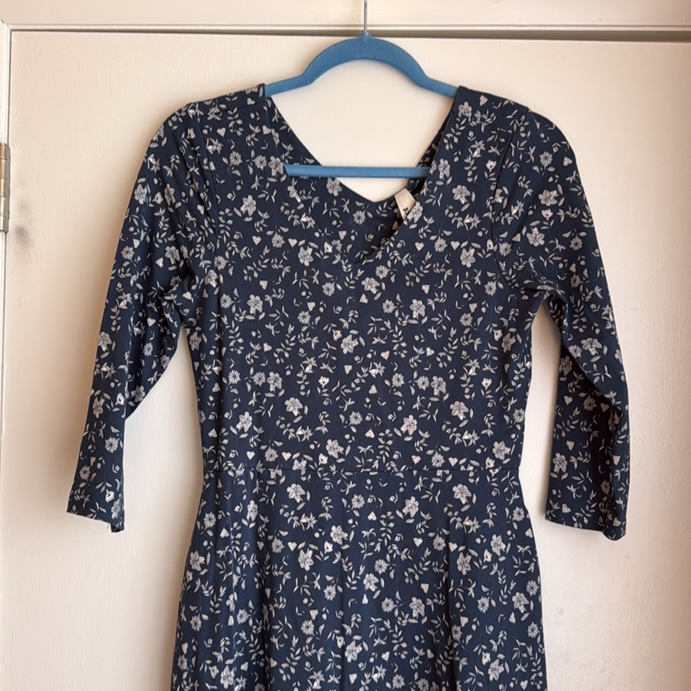 Pact organic long sleeve midi dress size medium - Picture 2 of 4